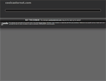 Tablet Screenshot of coolcastornot.com